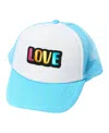 Malibu Sugar Trucker Hat With Patch - Little Kid In Blue