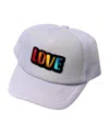 Malibu Sugar Trucker Hat With Patch - Little Kid In White