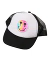 Malibu Sugar Trucker Hat With Patch - Little Kid In Black