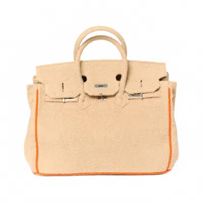 Malibu Sugar Women's Hampton's Tote Bag In Khaki In Neutral