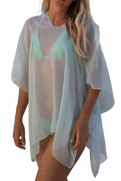 Malibutique Breathe Bikini Cover Up In Light Turquoise In Blue