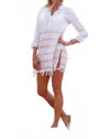 Malibutique Desert Safari Beach Cover Up In White In White