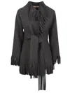 Malin Franke Wool And Cashmere Jacket In Grey