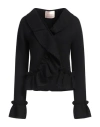 Malin Franke Woman Jacket Black Size 6 Wool