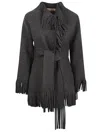 Malin Franke Wool And Cashmere Jacket In Grey