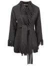 Malin Franke Wool And Cashmere Jacket In Grey