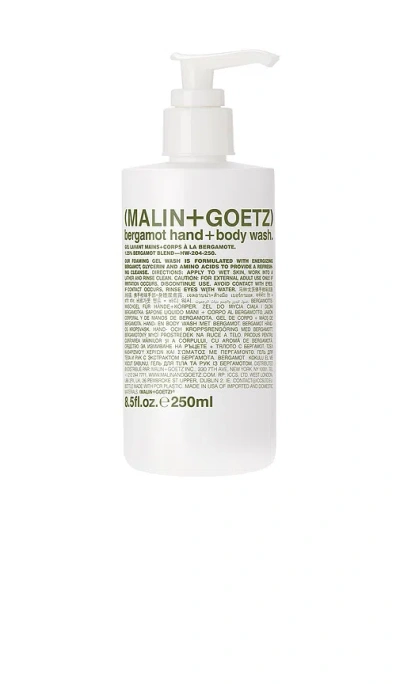 Malin + Goetz (malin+goetz) Bergamot Hand And Body Wash 250ml In Transparent