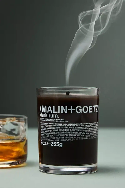 Malin + Goetz Dark Rum Boxed Candle In Black