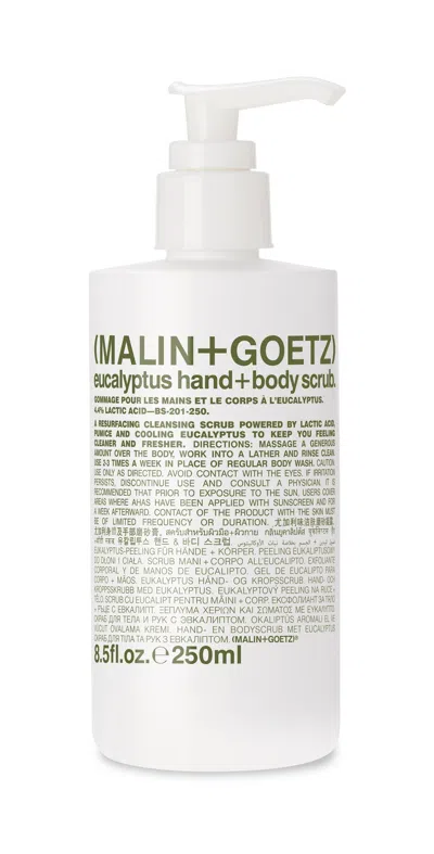 Malin + Goetz Eucalyptus Hand And Body Scrub In White