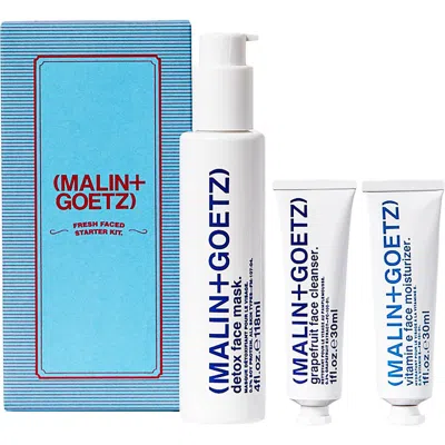 Malin + Goetz Malin+goetz Fresh Faced Starter Set (limited Edition) $70 Value In No Color