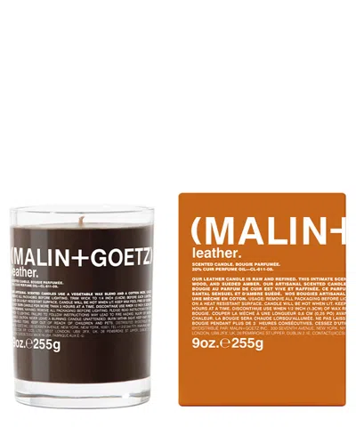 Malin + Goetz Leather Candle 255 G In Brown