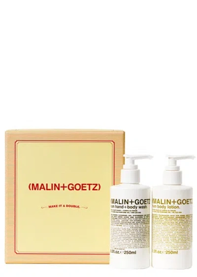 Malin + Goetz Malin+goetz Make It A Double Gift Set In White