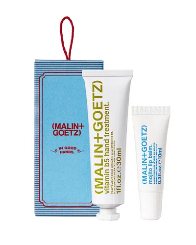 Malin + Goetz Malin And Goetz In Good Hands Skincare Set ($32 Value) In White