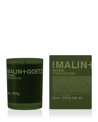 Malin + Goetz Malin And Goetz Limited Edition Tomato Scented Candle 9 Oz. In Green