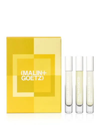 Malin + Goetz Malin And Goetz Naughty, Nice + Neat Fragrance Gift Set ($72 Value) In Transparent