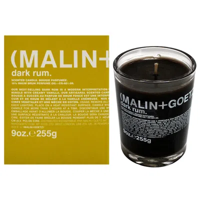 Malin + Goetz Scented Candle - Dark Rum By  For Unisex - 9 oz Candle In Multi