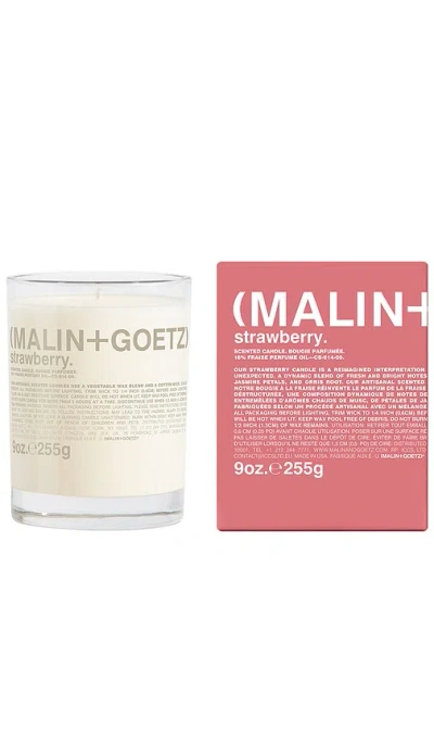 Malin + Goetz Malin+goetz Strawberry Scented Candle In N,a