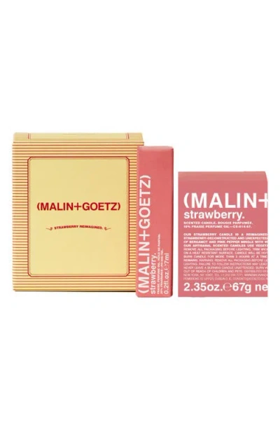 Malin + Goetz Malin+goetz Strawberry Reimagined Fragrance Set $60 Value In No Color