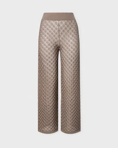 Malina Byxor Alissa Knitted Taupe