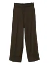 Malina Cuffed Trousers In Brown