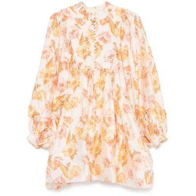 Malina Dresses Neutral In Multi