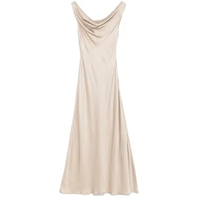Malina Dresses In Gold