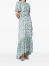 Malina Beatrice Dress With Floral Print In Blue