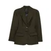 Malina Button Jacket In Green