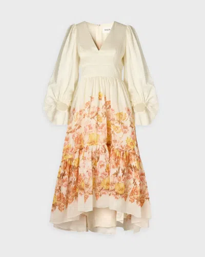 Malina Klänning Sasia Midi Multicolor