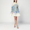 Malina Womens Ditsy Leoni Floral-print Silk-blend Mini Dress In Multicolor