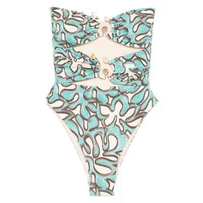Malina Neutral  Green Beachwear