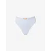 Malina Womens Pastel Blue Sirine High-rise Stretch-recycled-nylon Bikini Bottoms In Pastel Blue