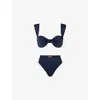 Malina Womens  Sirine Balconette Underwired Bikini Top