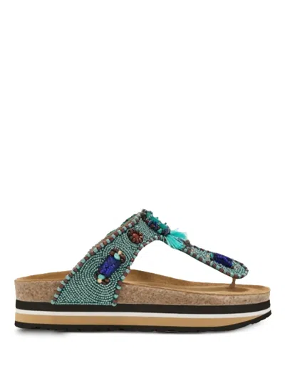 Maliparmi 30mm Beaded Platform Sandals