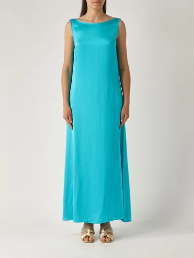 Maliparmi Abito Shiny Cady Dress In Multi