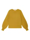Maliparmi Balloon-sleeve Sweater In Yellow