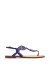 Maliparmi Beaded Sandals In Multi