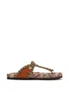 Maliparmi Beaded Sandals In Multi