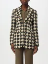Maliparmi Blazer  Woman Color Gnawed Blue In Hellblau