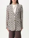 Maliparmi Blazer  Woman Color Grey In Grey