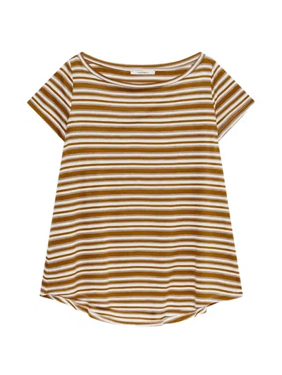 Maliparmi Boat-neck Striped T-shirt In Multi