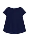 Maliparmi 보트 넥 티셔츠 In Blue