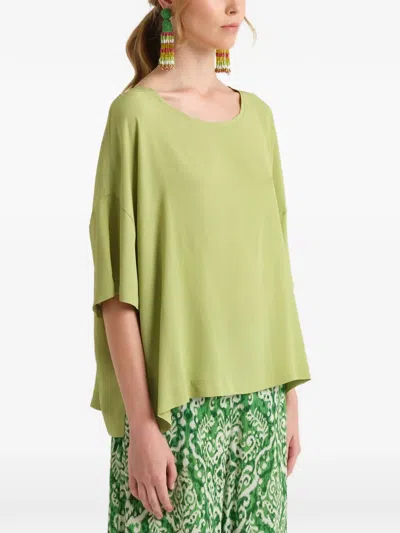 Maliparmi Boat-neck T-shirt In Green