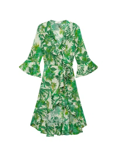 Maliparmi Botanical Jungle Dress In Green