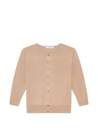 Maliparmi Button Cardigan In Neutral
