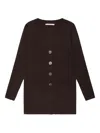Maliparmi Button Patch-pocket Cardigan In Brown
