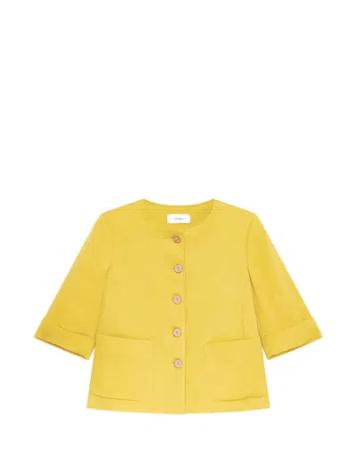 Maliparmi Buttoned Jacket In Yellow