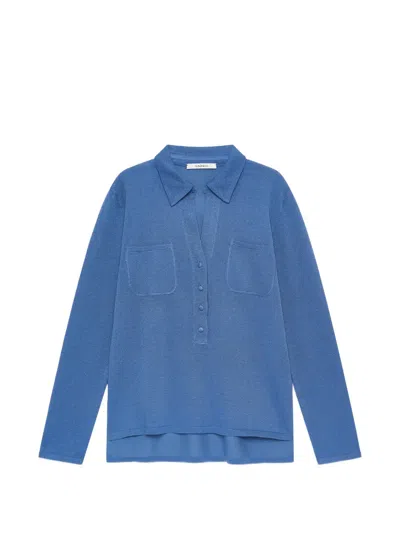 Maliparmi Buttoned Pocket Polo Shirt In Blue