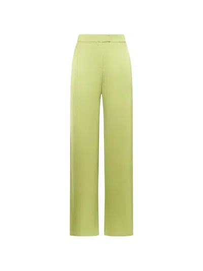 Maliparmi Glänzende Cady Hose In Green