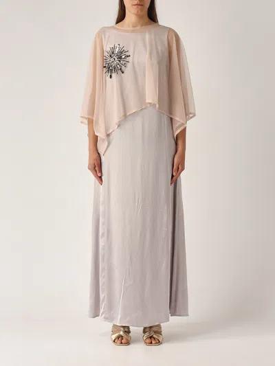 Maliparmi Cappa Precious Flowers Jacket In Neutral